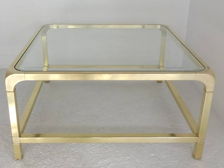 Mastercraft  Brass Coffee or Cocktail Table 2