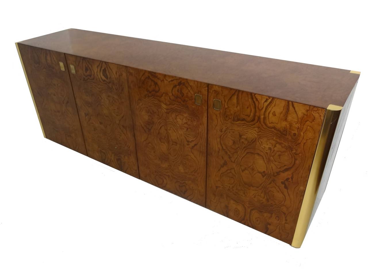 Mid-Century Modern Olivewood Credenza Chest Century Furniture