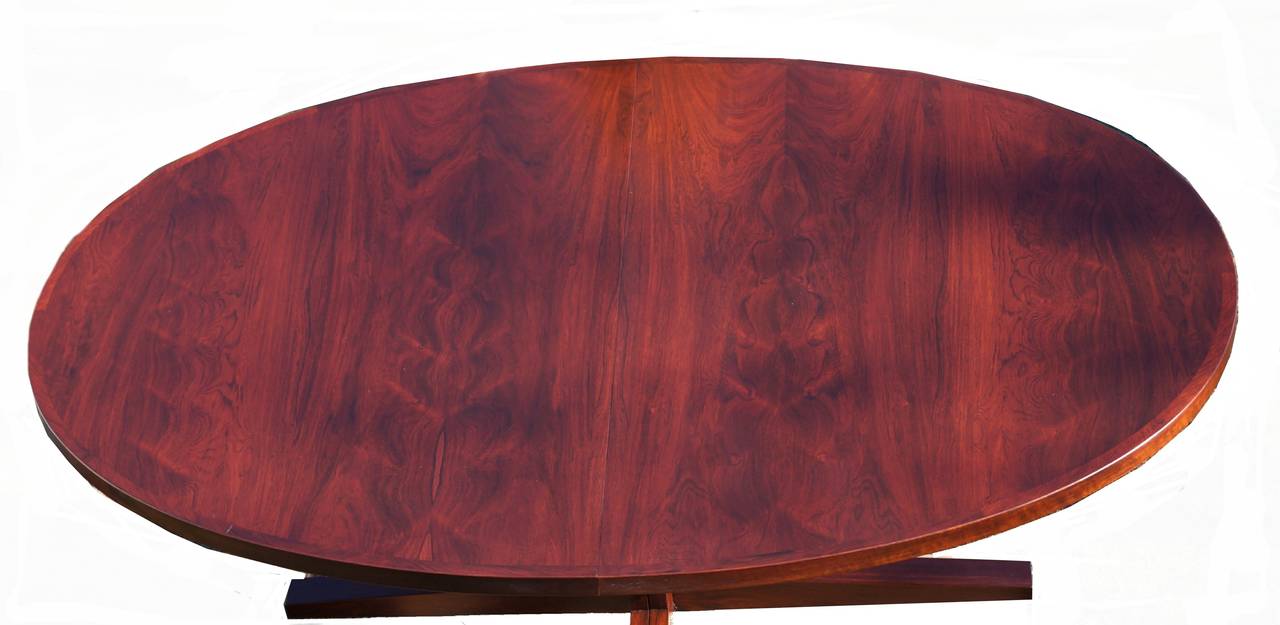 John Mortensen for Heltborg dining conference table. The table measures 74 5/8