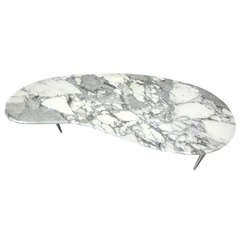 Italian 1950's Statuary Marble Coffee Table