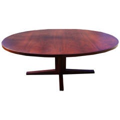 John Mortensen for Heltborg Dining Conference Table Danish Modern