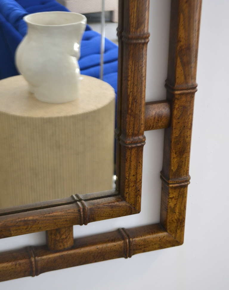 Faux Bamboo Mirror 1