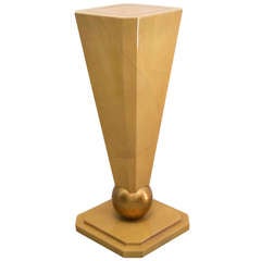 Lacquered Pedestal by Enrique Garcez