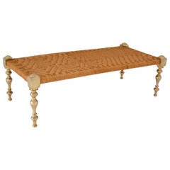 Woven Jute Bench