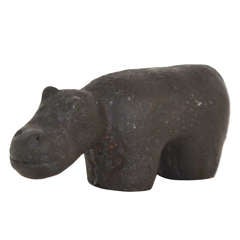 Ceramic Hippopotamus