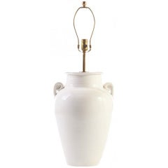 1950s Ceramic Urn Form Table Lamp