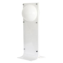 Neal Small White Molded Acrylic Lamp