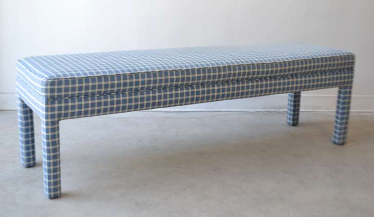 upholstered parsons bench