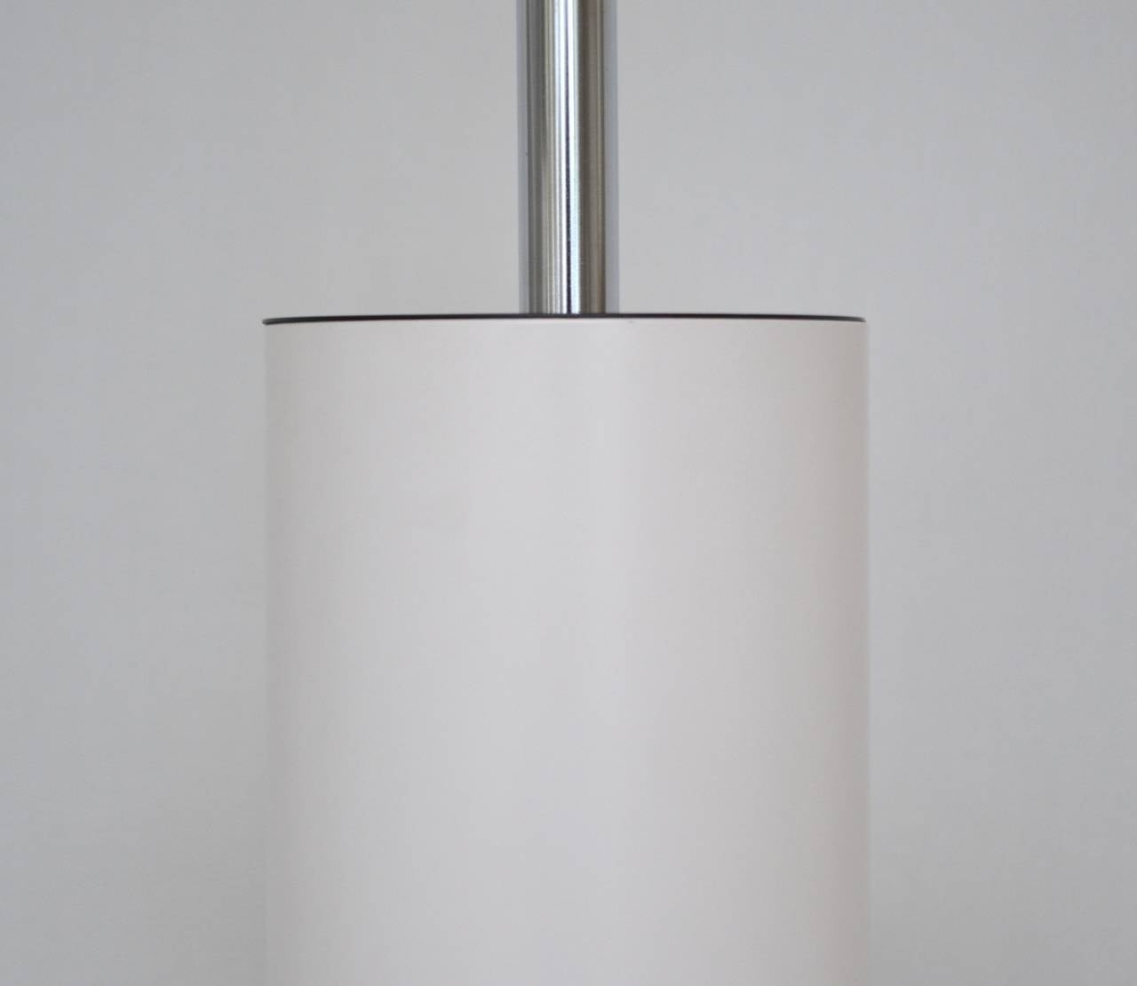 Late 20th Century Cylinder Table Lamp by Robert Sonneman For Sale