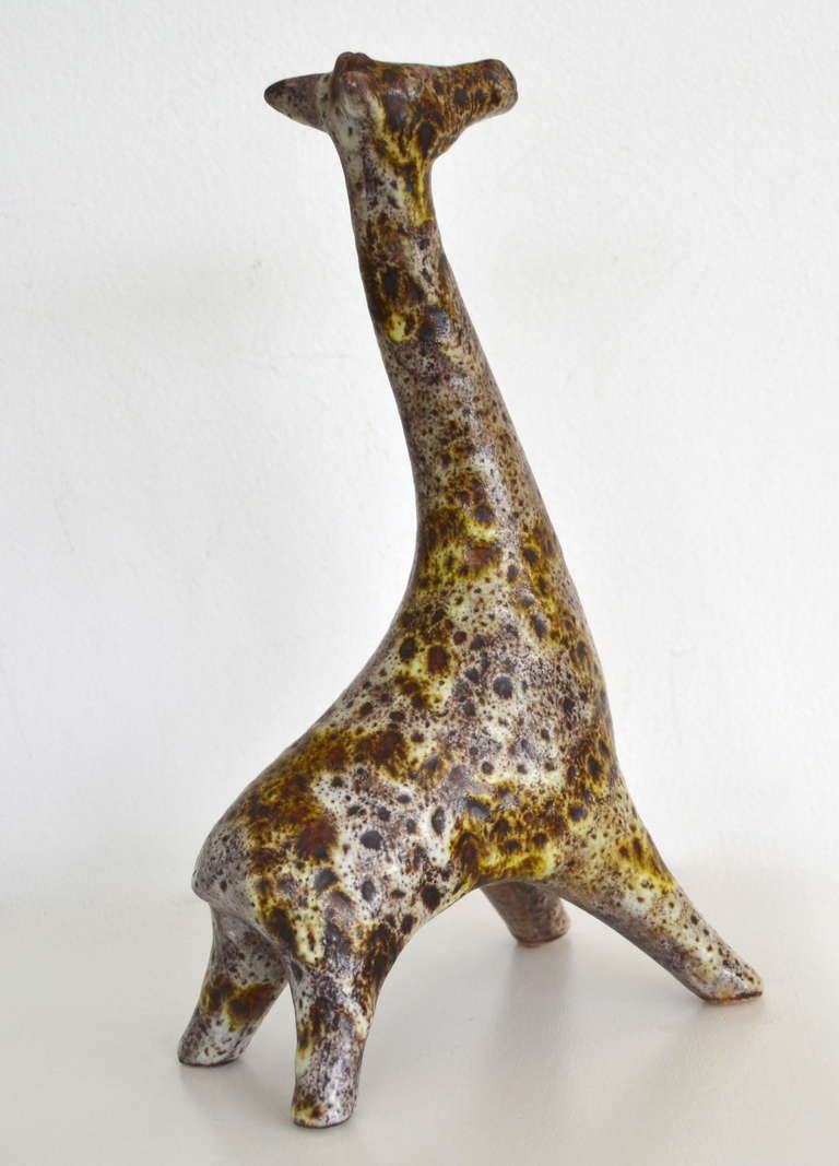 Glazed Ceramic Giraffe