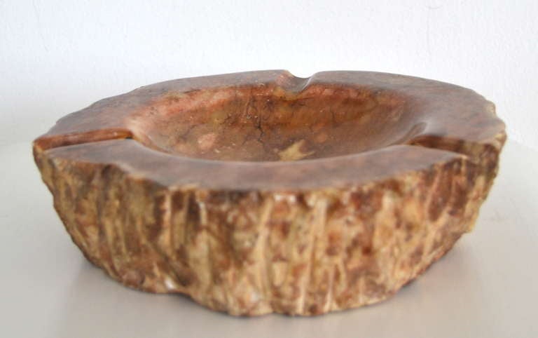 Organic Petrified Wood Tray In Excellent Condition In West Palm Beach, FL