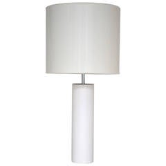 Cylinder Table Lamp by Robert Sonneman