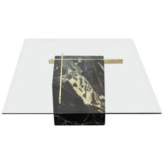 Marble and Brass Coffee Table Marble and Brass Coffee Table