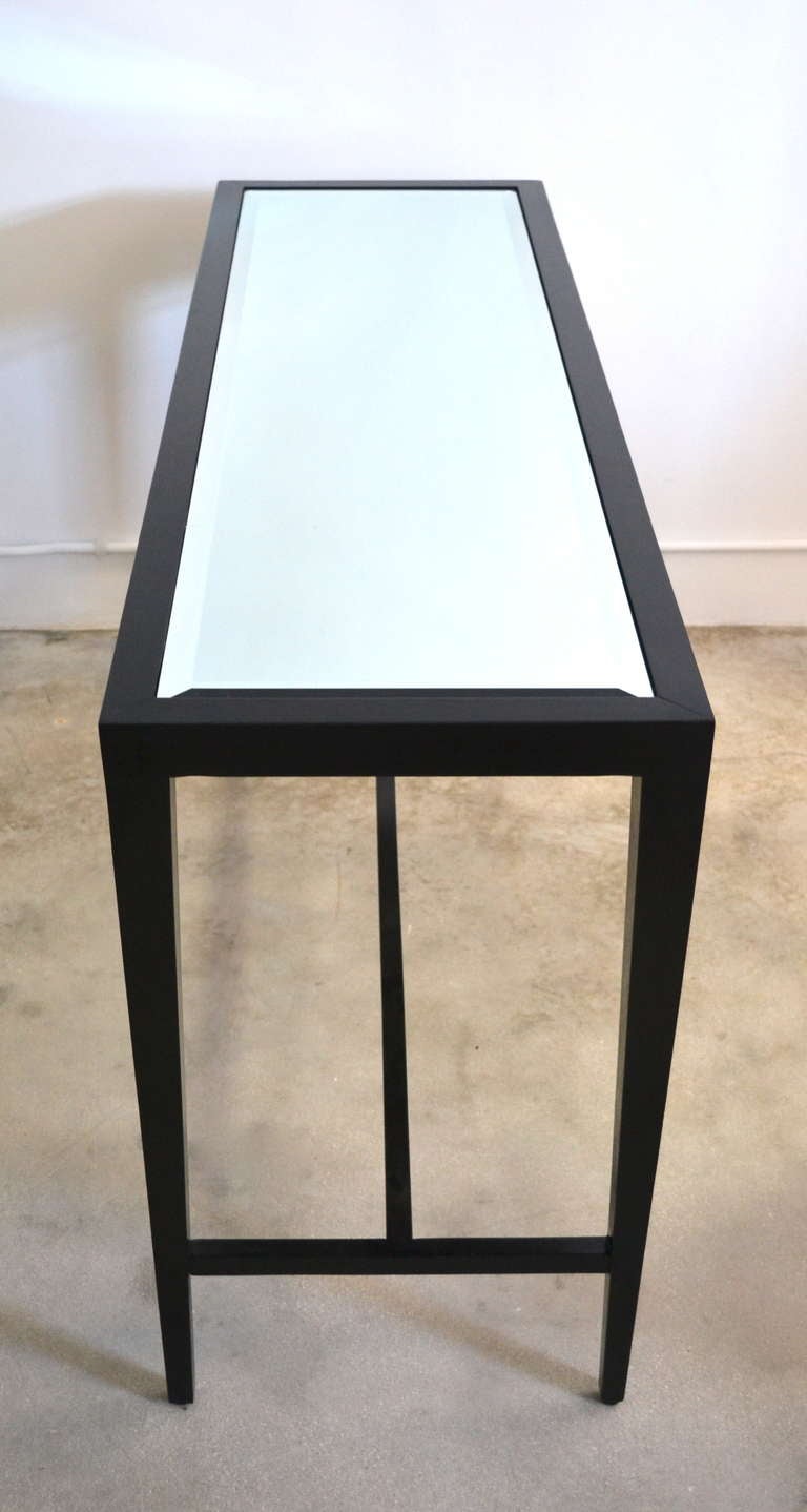 Black Lacquered Console / Sofa Table 1
