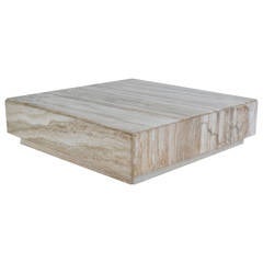 Travertine Cocktail Table