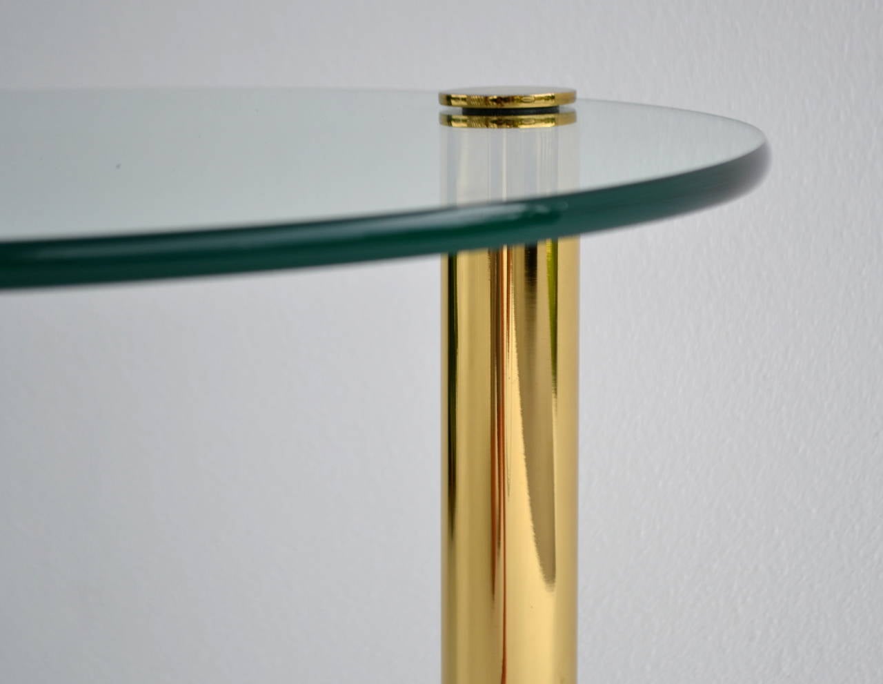 Sculptural Brass Side Table by Pace Collection 1