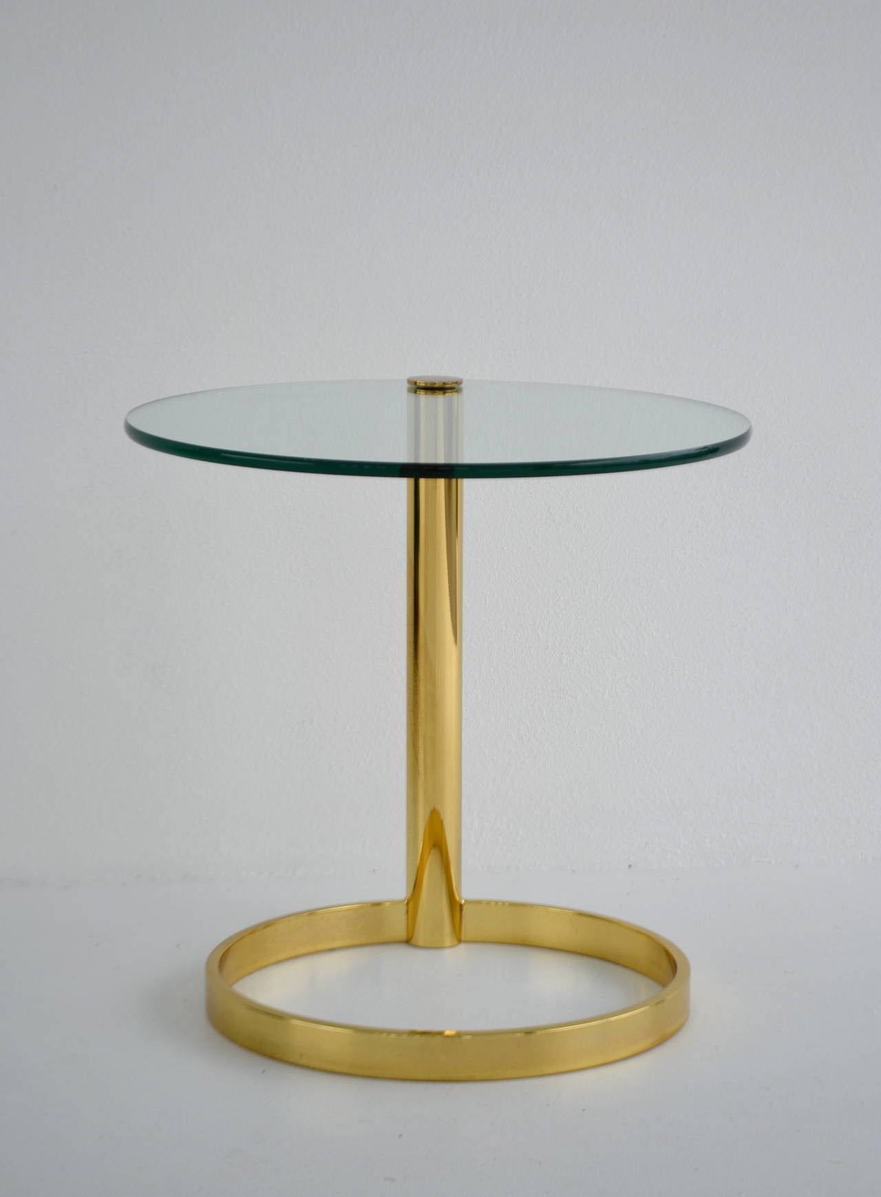 Sculptural Brass Side Table by Pace Collection 3