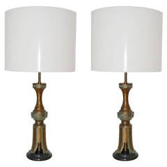 Pair of Hollywood Regency Style Table Lamps
