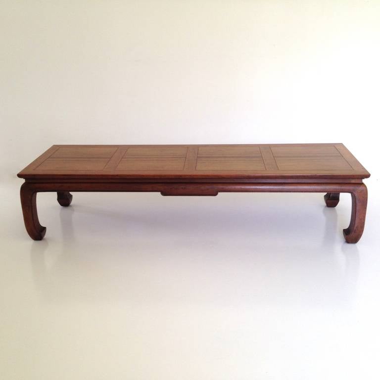 Asian Inspired Coffee Table by Michael Taylor for Baker 1