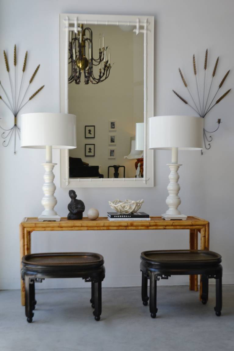 Bamboo Console Table 4