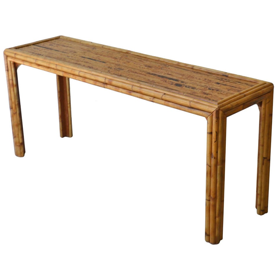 Bamboo Console Table