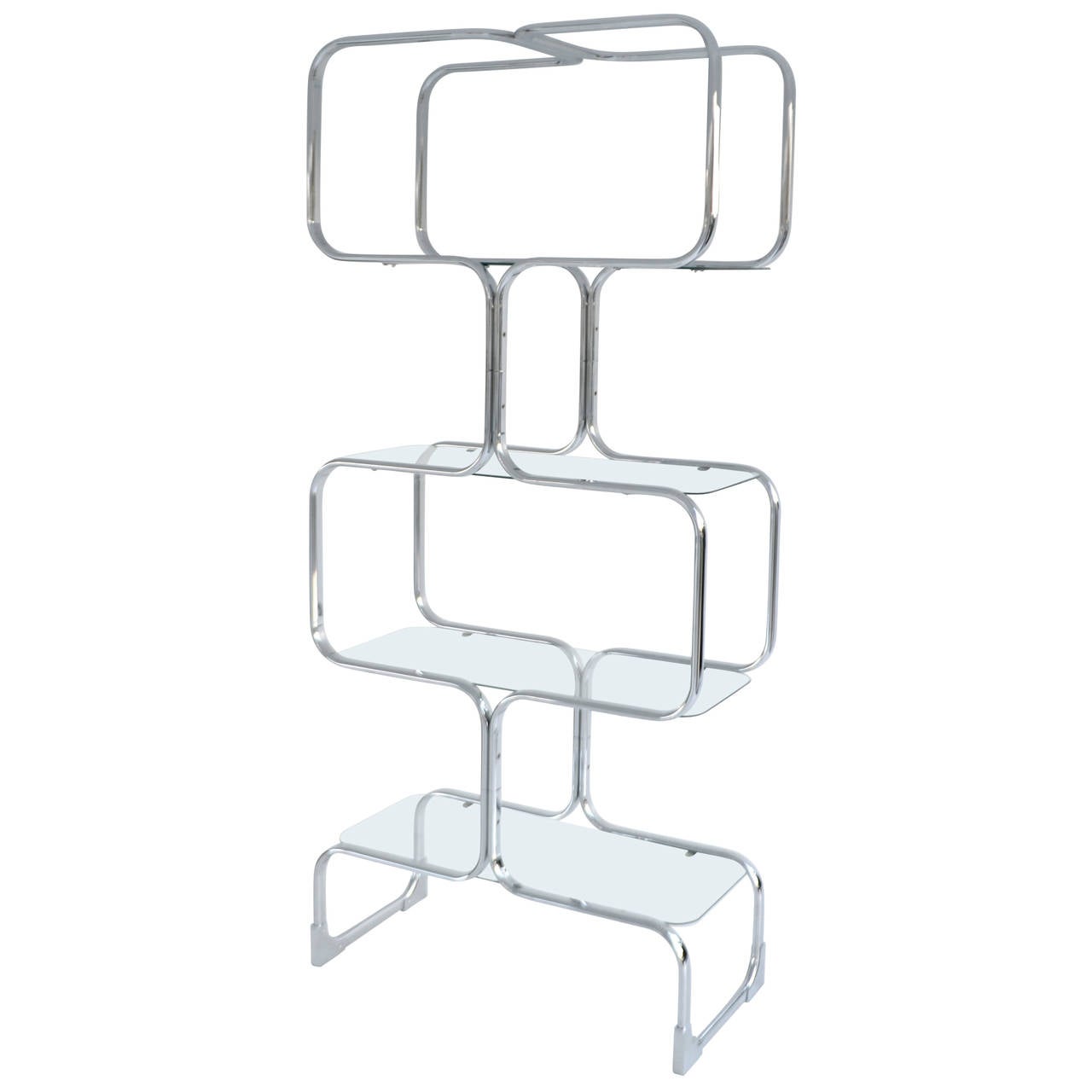 Italian Chrome And Glass Postmodern Etagere At Stdibs - Italian Chrome And Glass Postmodern Etagere italian chrome and glass postmodern etagere at stdibs - italian chrome and glass postmodern etagere