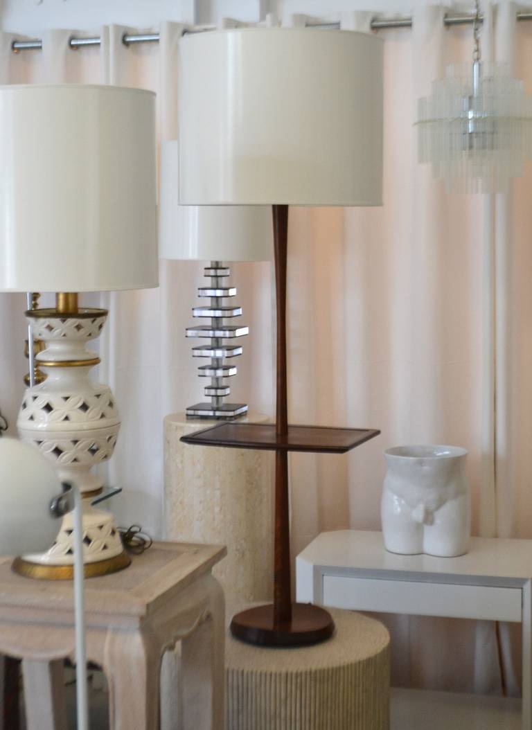 Brass Mid-Century Modern Floor Lamp