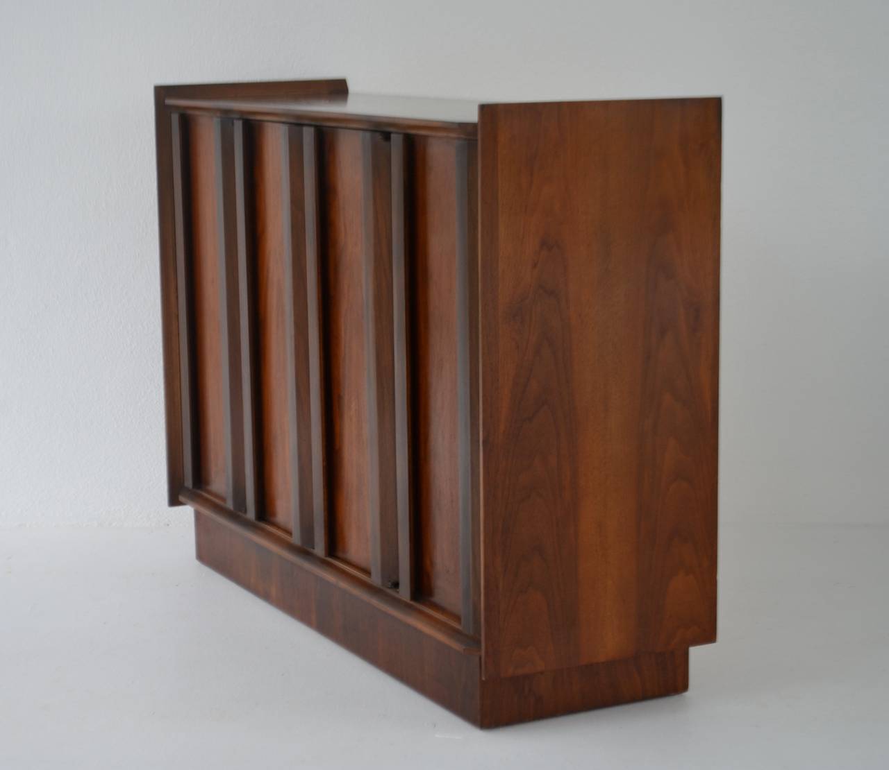 Mid-20th Century Mid Century Modern Walnut and Rosewood Hall Cabinet