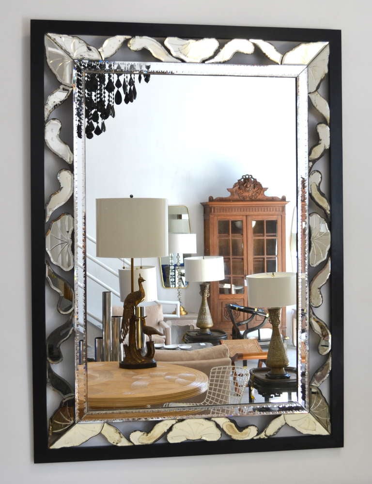 Hollywood Regency Venetian Mirror