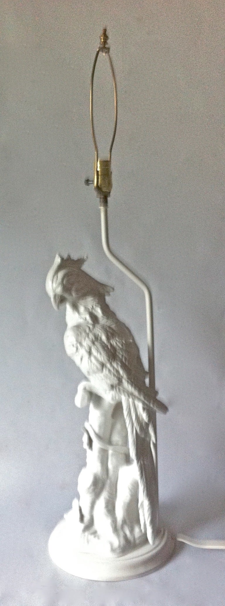 1940s Parrot Form Table Lamp