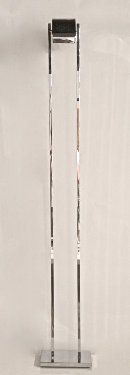American Mid Century Articulated Chrome  Floor Lamp by Koch & Lowy