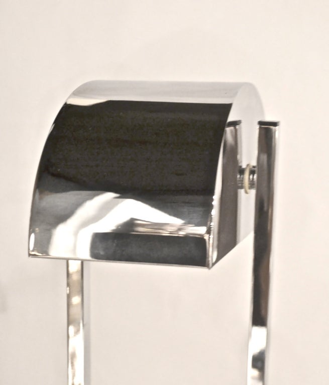 Mid-20th Century Mid Century Articulated Chrome  Floor Lamp by Koch & Lowy