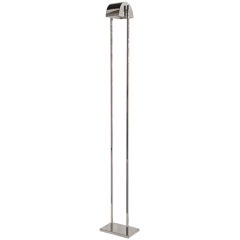 Mid Century Articulated Chrome  Floor Lamp by Koch & Lowy