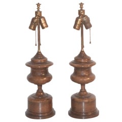 Pair of Urn Form Table Lamps