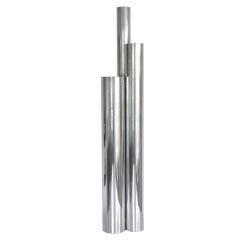 Chrome Tubular Form Lamp