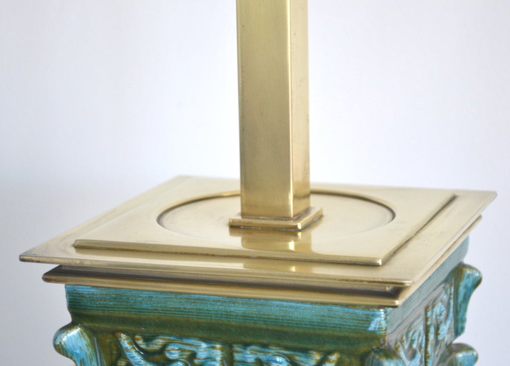Mid-20th Century Glamorous Ceramic Table Lamp