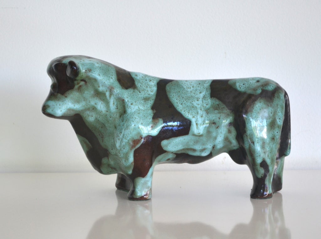 American Ceramic Bull by Marianna Von Allesch