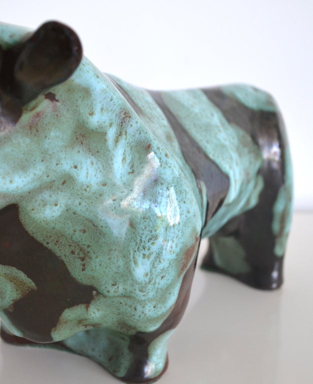 Ceramic Bull by Marianna Von Allesch 1