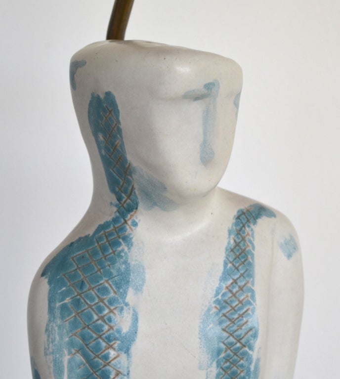 Ceramic Figural Table Lamps by Marianna Von Allesch 3