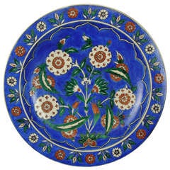 An Iznik Style Charger By Theodore Deck