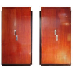 Pair of Art Deco Cabinets in the Style of Desny Pair of Art Deco Cabinets in the Style of Desny