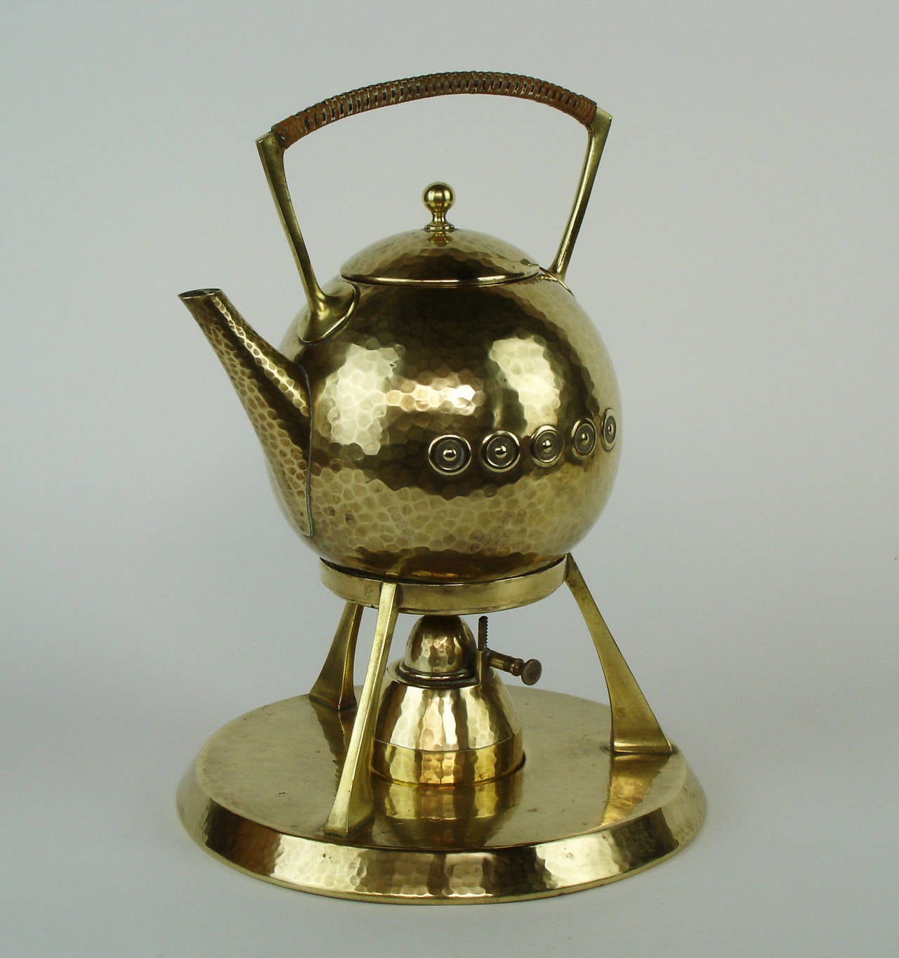 Jugendstil WMF Kettle on Stand with Burner
