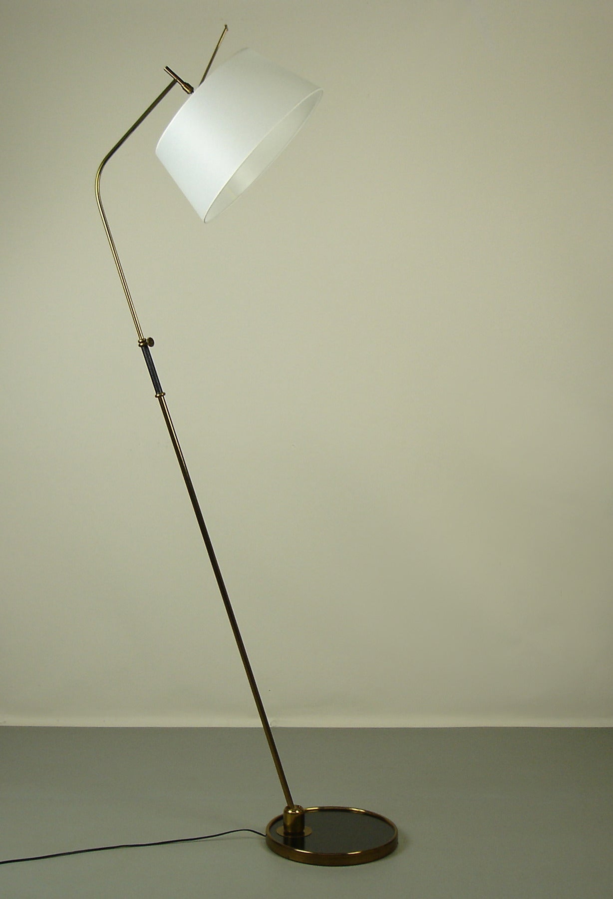 Mid-Century Modern Adjustable Floor Lamp by Lunel