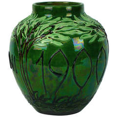 Earthenware Vase by Max Lauger