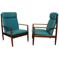 Two Danish Armchairs by Grete Jalk