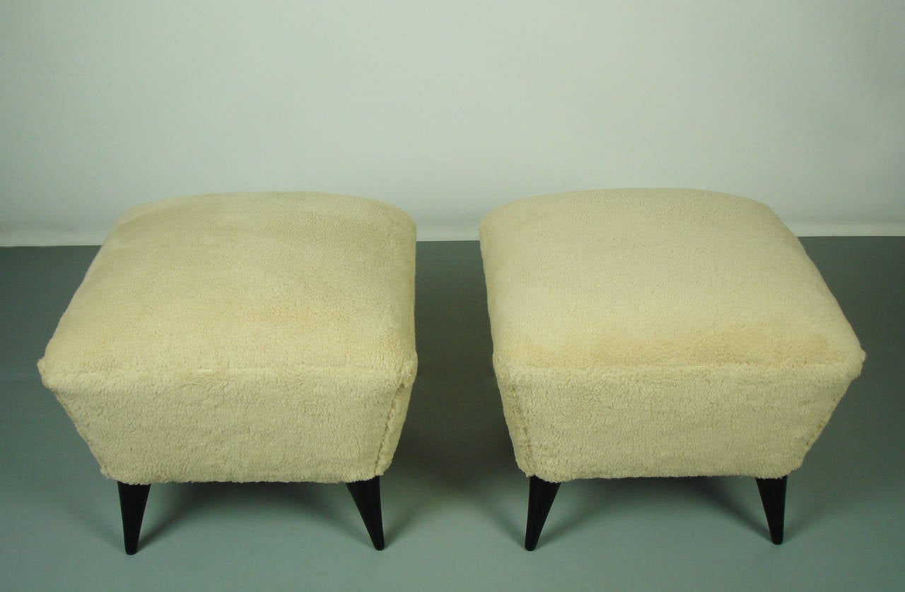 French Two 1950s Stools