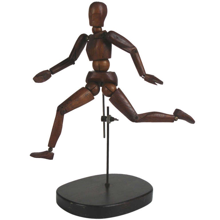 Articulated artist mannequin at 1stdibs