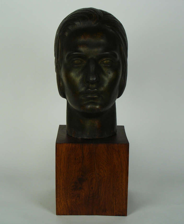 plaster sculpture by Raymond Delamarre