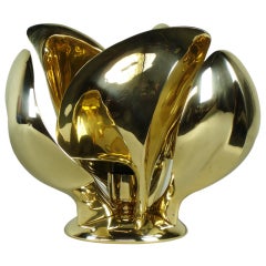 Bronze Sculpture Lamp in the style of  Maison Charles