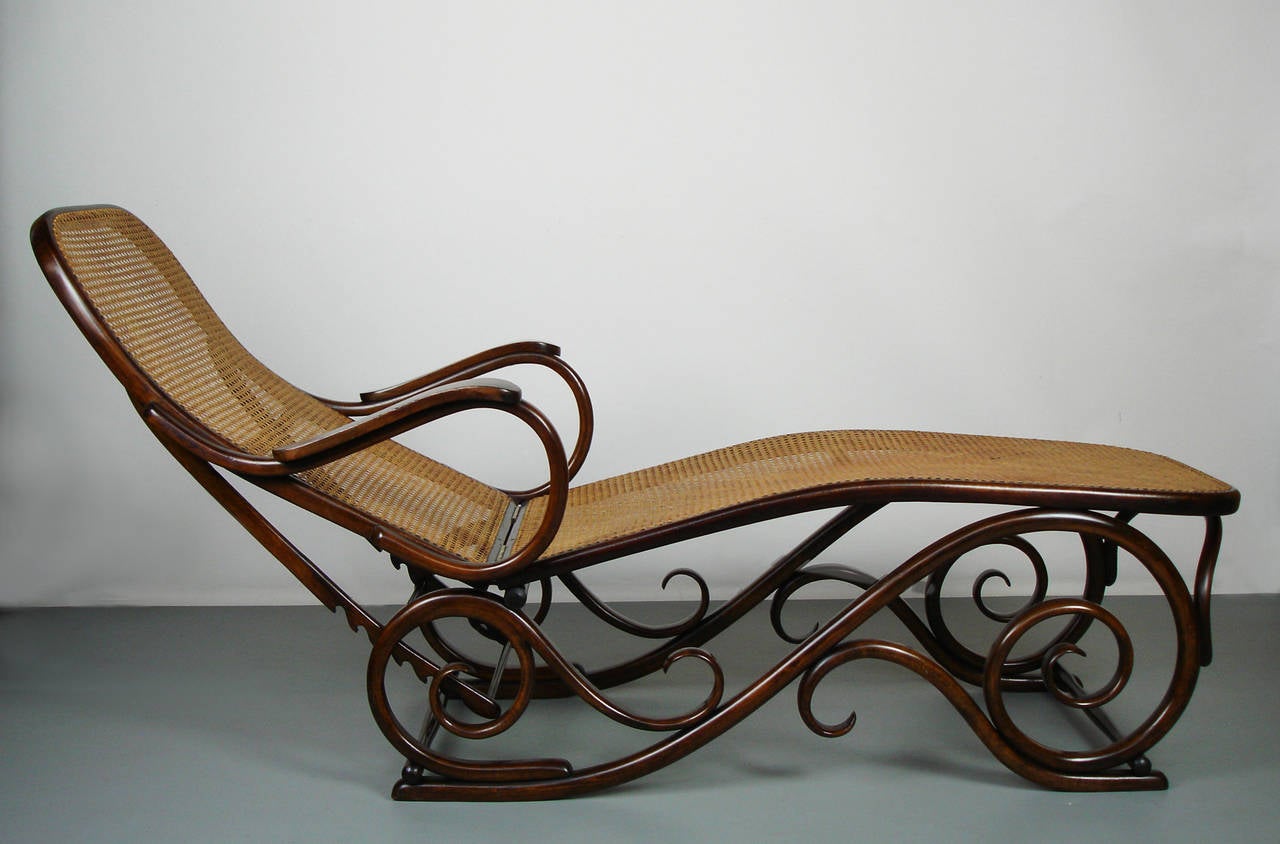 Bent Wood Chaise Longue Attributed to at 1stDibs chaise